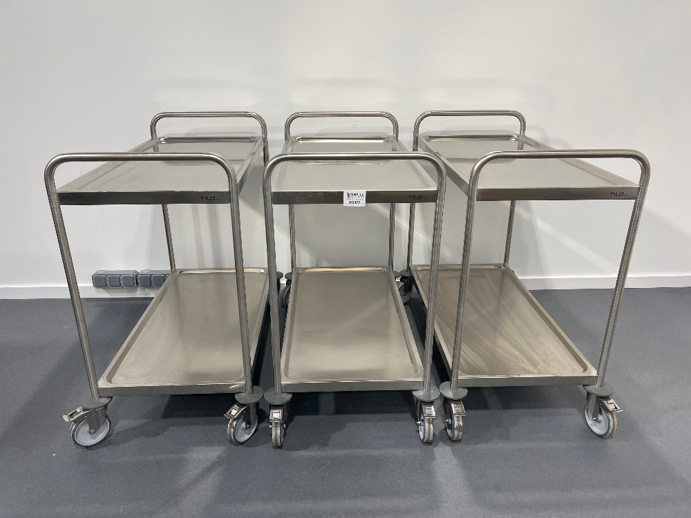 Image of Set of 3 Trolley ( 2 shelves 1000 x 500 x 960 ) Carts, Racking, and Shelving